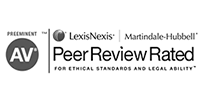 AV | Preeminent | LexisNexis | Martindale-Hubbell | Peer Review Rated For Ethical Standards And Legal Ability